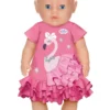 BABY born Dress Flamingo 43cm
