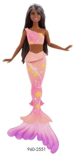 Barbie Blooming Magic Black Mermaid Doll
