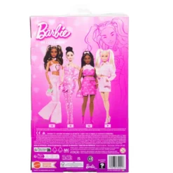 Barbie Deluxe Style Dukke med Rosemønstret Jeanslook