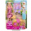Barbie Walk & Potty Pup med dukke og gående valp