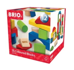 BRIO, Fargede treklosser, 25 stk