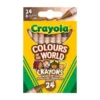 Crayola 24 Colours Of The World - Voksblyanter