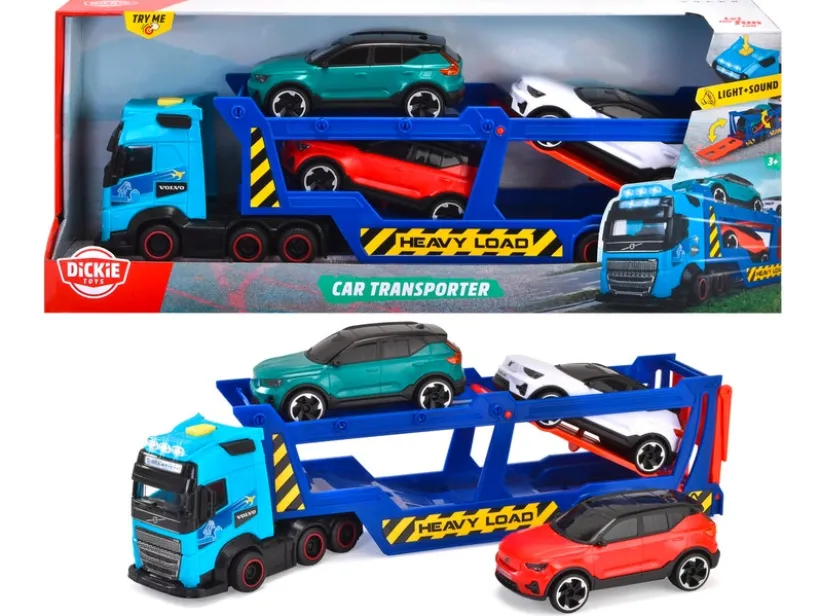 Dickie Toys Volvo FH 16 Biltransportør & Volvo XC40 Recharge
