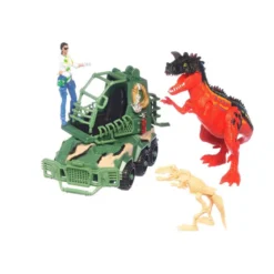 Dino Vs World, Jeger Jeep med figur og Dino