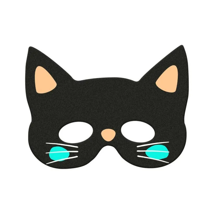 Halloween, Halvmaske Katt Filth