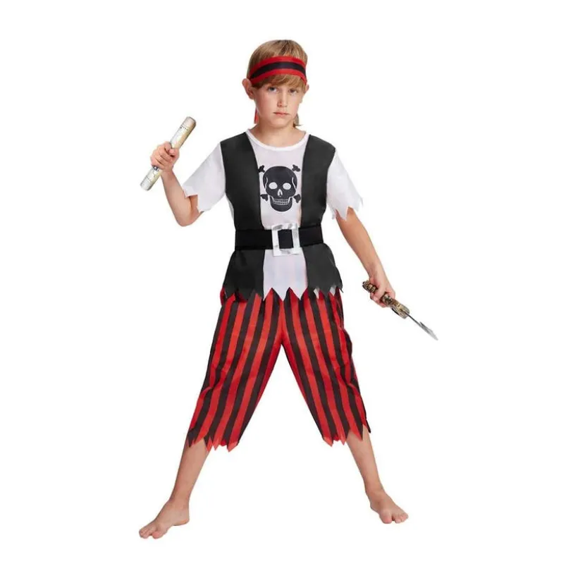 Halloween, Piratkostyme 116 cm
