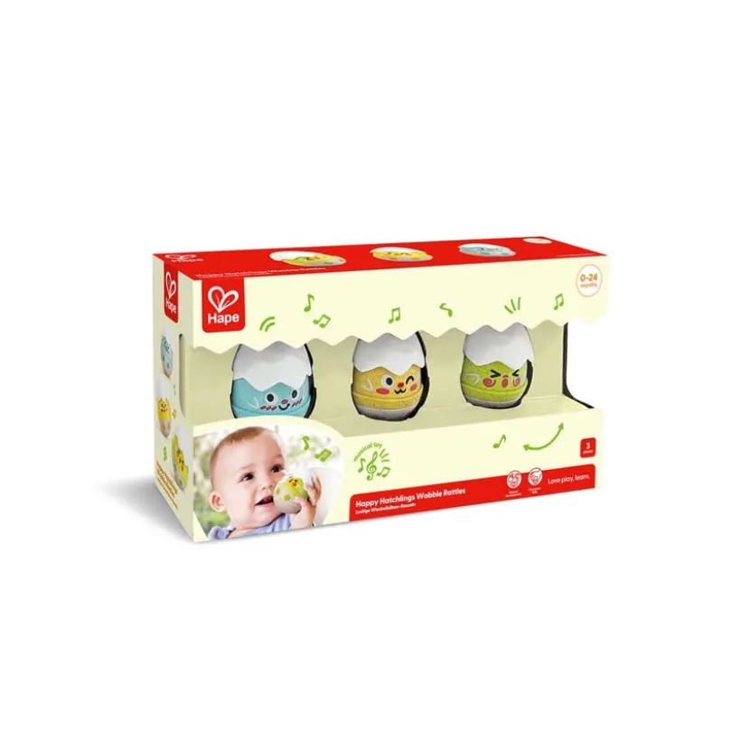 Hape, Sett med vippe-, rasleegg