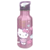 HELLO KITTY Aluminiumsflaske med Sugerør 545 ml