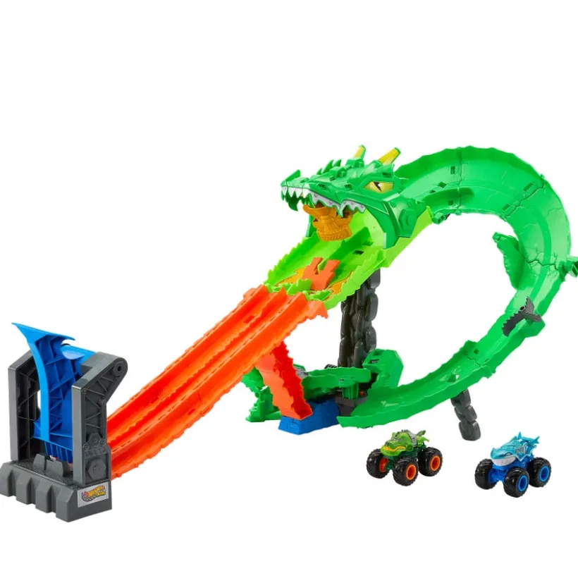Hot Wheels Monster Trucks Dragon Destruction