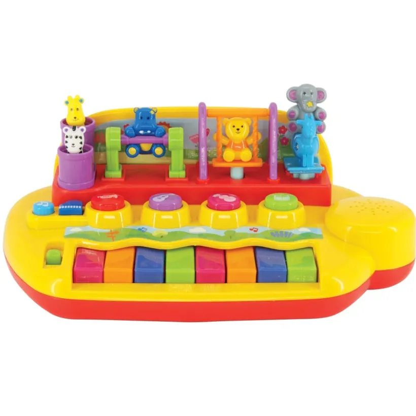 KID, piano med dansende figurer