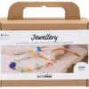 Lite DIY-set for smykker, Fargerik, Kraftig hals