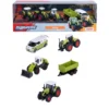 Majorette Claas Landbruk Kjøretøy 5-Pack Gavepakke