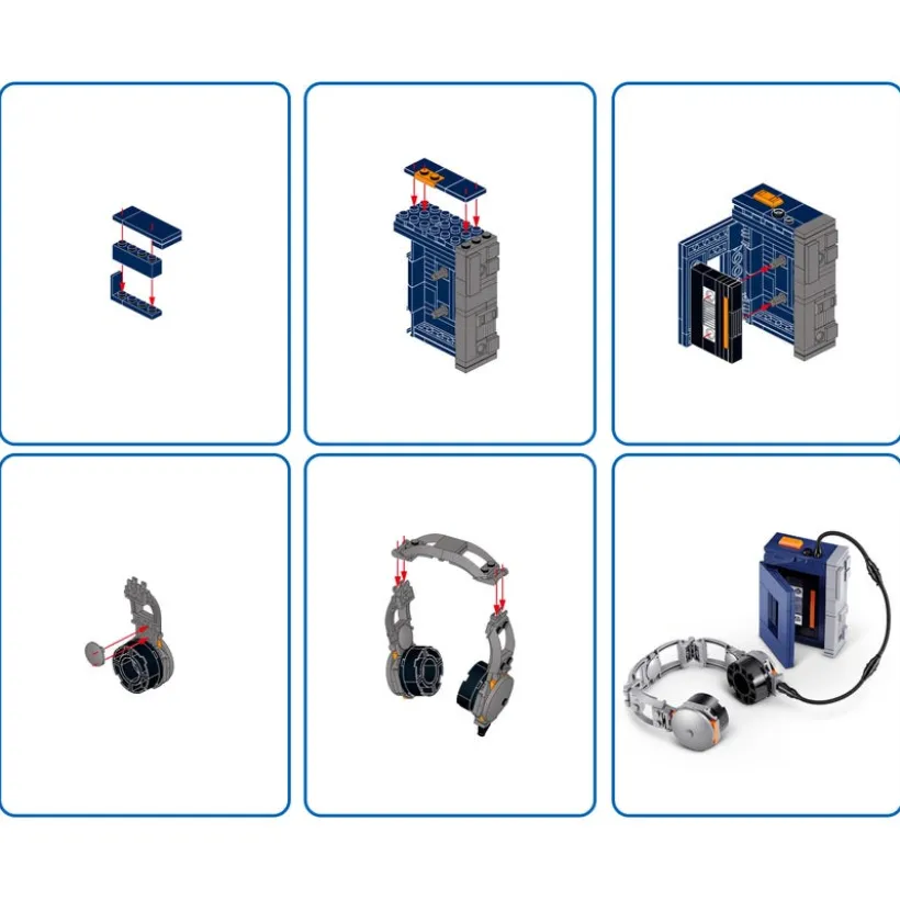 MAX Build More Premium Retro Kassettspiller – byggeklosser fra ZURU