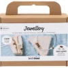 Mini DIY Kit smykker, Halskjede og øredobber med kr