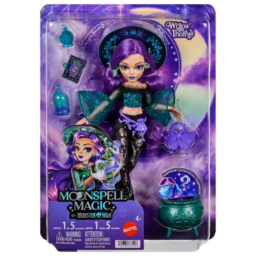 Monster High Willow Thorne Naturheks-dukke med tilbehør