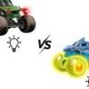 Monster Jam 1:43 Glowing Light 2 Pack