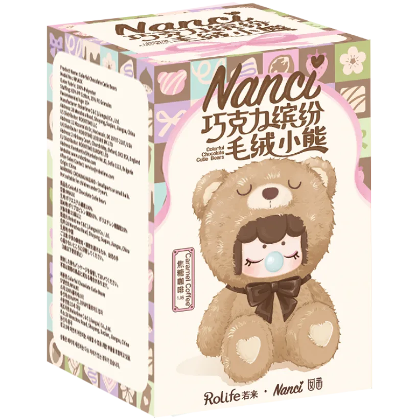 Nanci Plush Serie 1 - Fargerike Sjokolade Søte Bjørner
