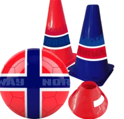 NORGE Fotballsett - Ball & kjegler