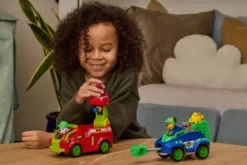 Paw Patrol Movie 3 dinosaur lekebiler 2-pack