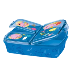Peppa Gris, Matboks med flere rom, 18x13 cm