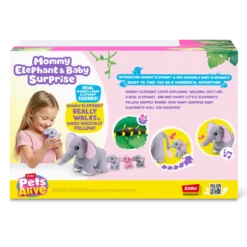 Pets Alive - Mommy & Baby Surprise Mommy Elephant