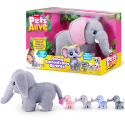 Pets Alive - Mommy & Baby Surprise Mommy Elephant