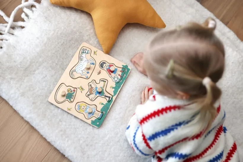Pippi, Knopp-puslespill, 5 Deler