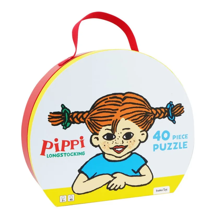 Pippi Suitcase with puzzle 40 pcs