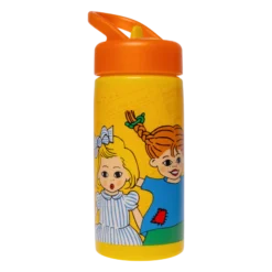 PIPPI, Vannflaske med sugerør, 420 ml