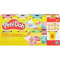 Play-Doh 8-pack leire i ulike farger