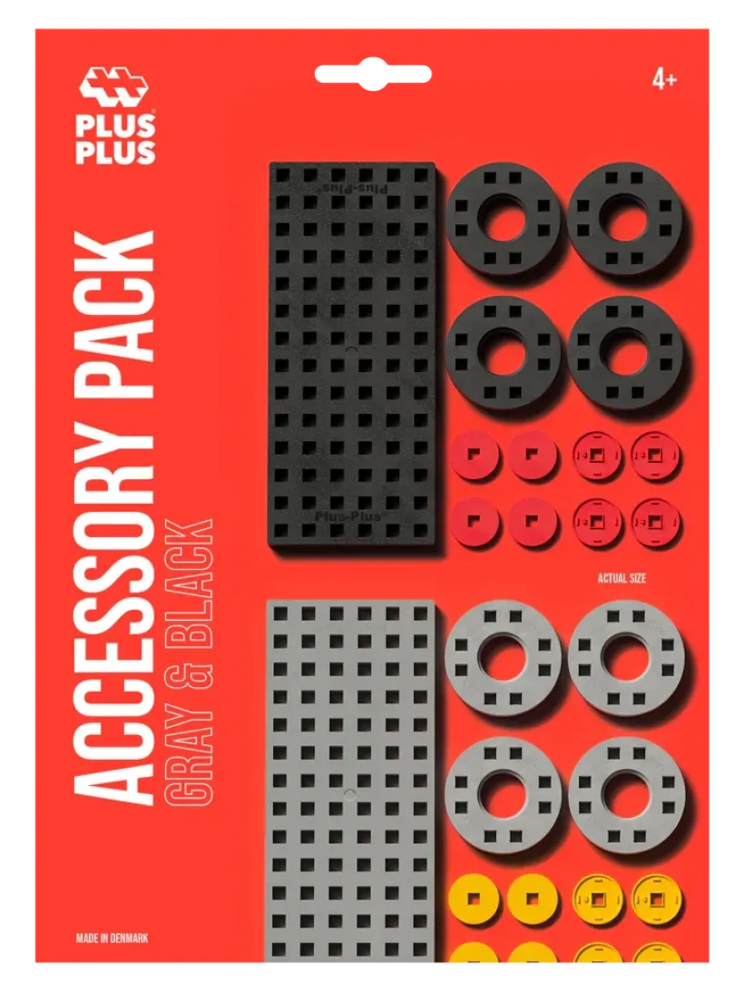 Plus-Plus - Accessory Pack / Gray & Black