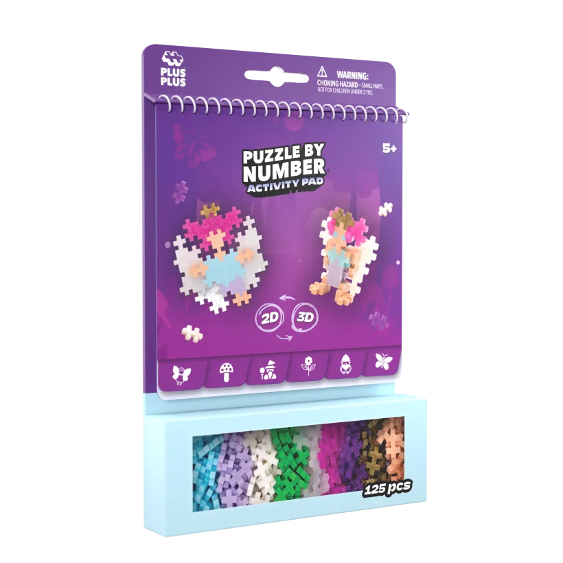 Plus-Plus Activity Pad – Enchanted Forest, 125 deler
