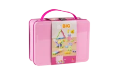 Plus-Plus BIG 3D Byggesett 70 deler i metallboks (Pastell)