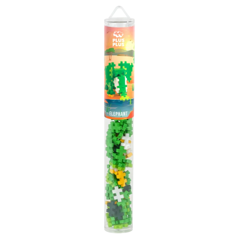 Plus-Plus - Elephant / 100 pcs Tube