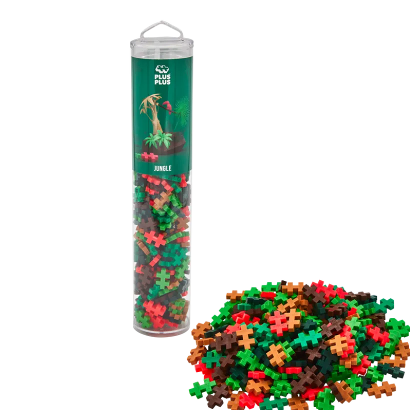 Plus-Plus Jungle mix / 240 stk Tube