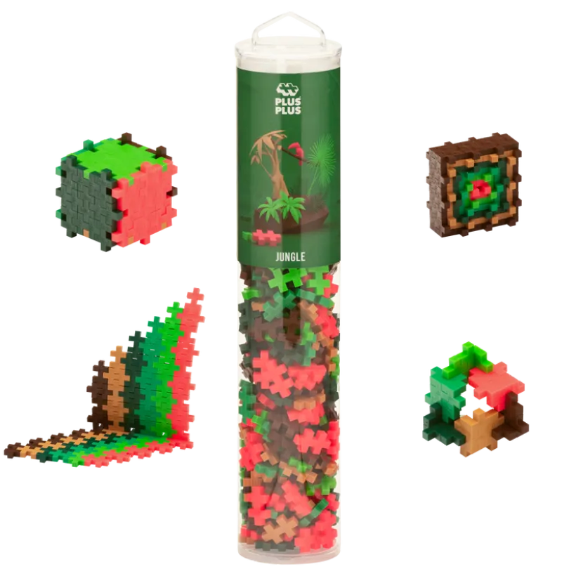 Plus-Plus Jungle mix / 240 stk Tube