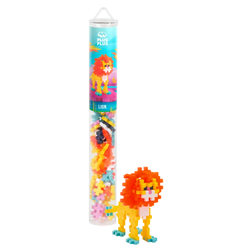 Plus-Plus - Lion / 100 pcs Tube