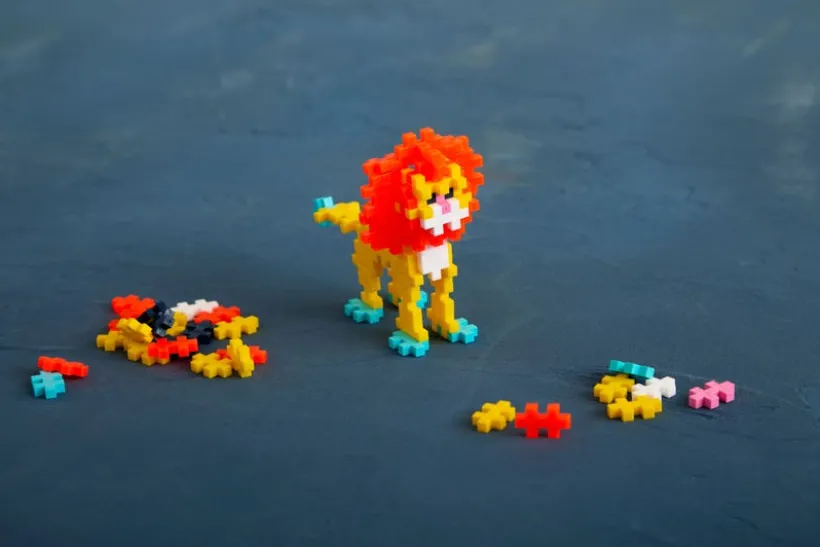 Plus-Plus - Lion / 100 pcs Tube