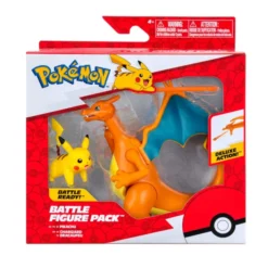 Pokemon, Figure Set 2 Pk Charizard And Pikachu