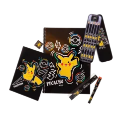 POKÉMON NEON, stort skrivesett med metallpenal