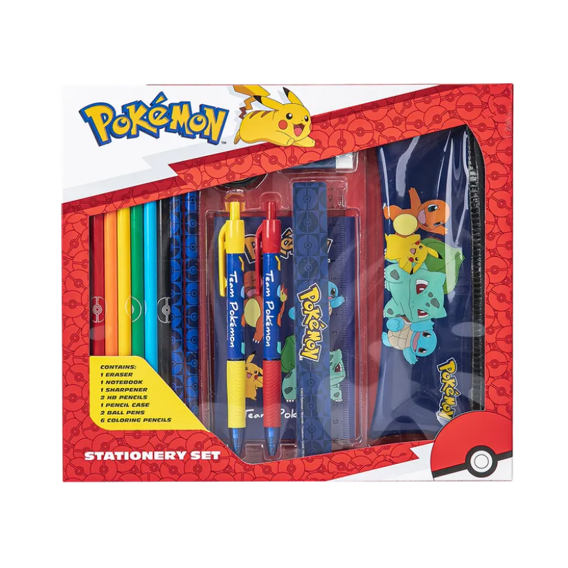 POKÉMON Skrivesett med pennal