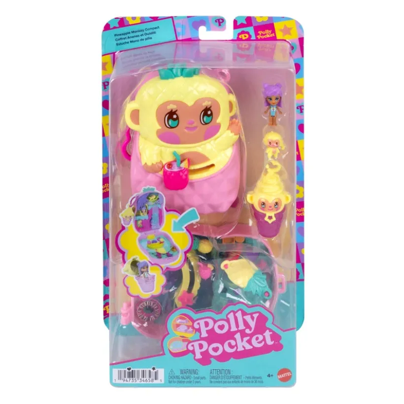Polly Pocket Pineapple Monkey Colada Compact