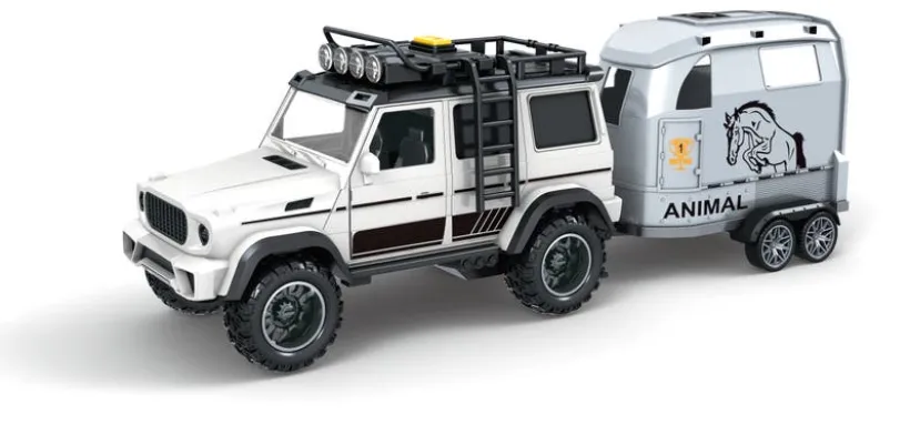 Rapid Speed - Jeep med hestehenger 1:14