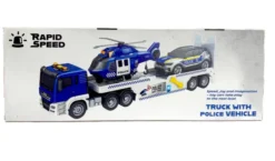 Rapid Speed Langtrailer med politibil og helikopter
