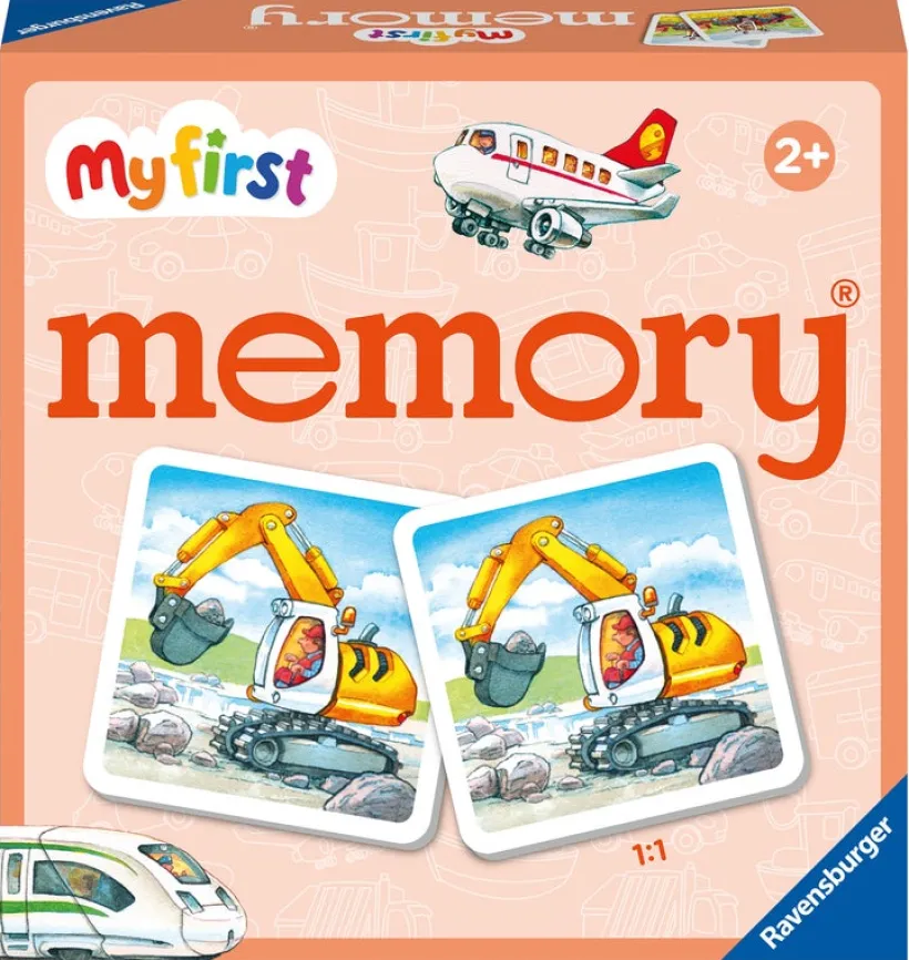 Ravensburger, My First memory® Kjøretøy D/F/I/NL/EN/E