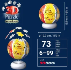 Ravensburger Pokémon 3D-puslespill Nattlampe