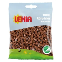 Rørperler 1000 stk Nougatbrun
