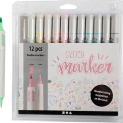 Sketch Marker, pastellfarger