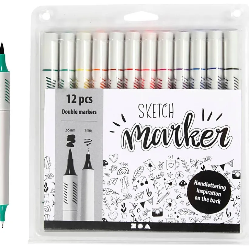 Sketch Marker, standardfarger