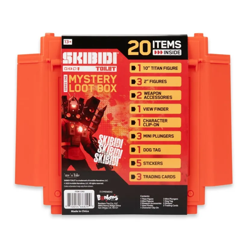 Skibidi Toilet Giant Mystery Surprise Loot Box